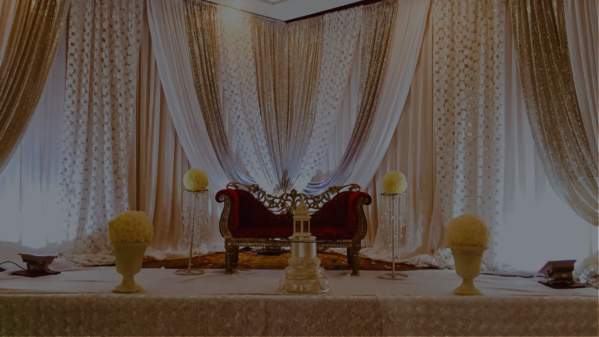 Wedding reception and event décor by Dream Decorators
